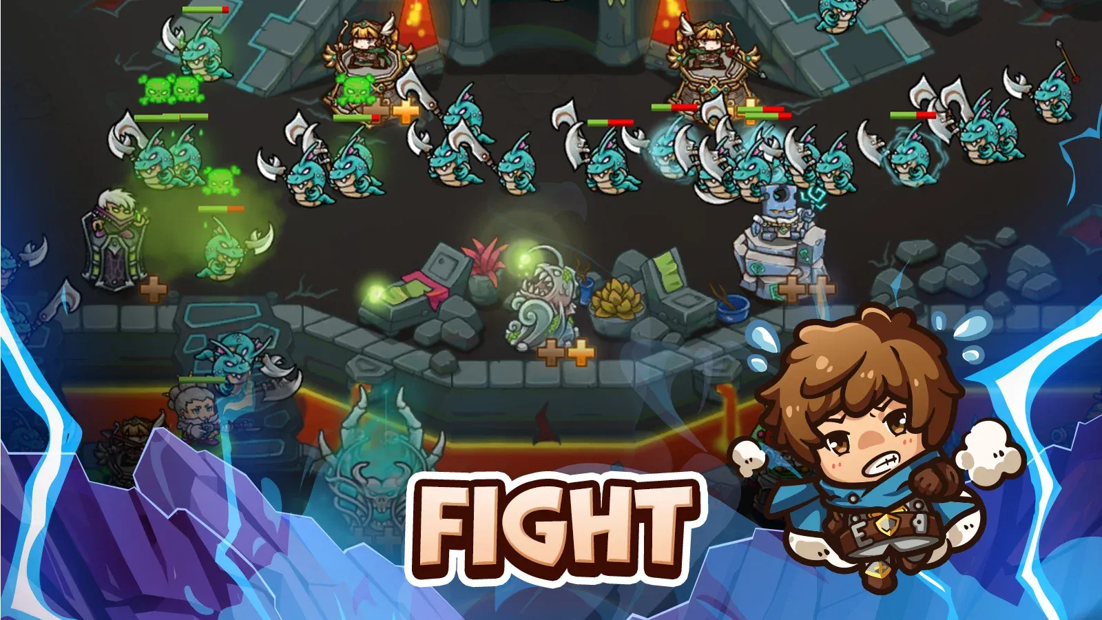 Crazy Defense Heroes v4.2.3 APK Мод (Меню, Много ресурсов) Screenshot 3 Crazy Defense Heroes v4.2.3 APK Мод (Меню, Много ресурсов) Screenshot 3