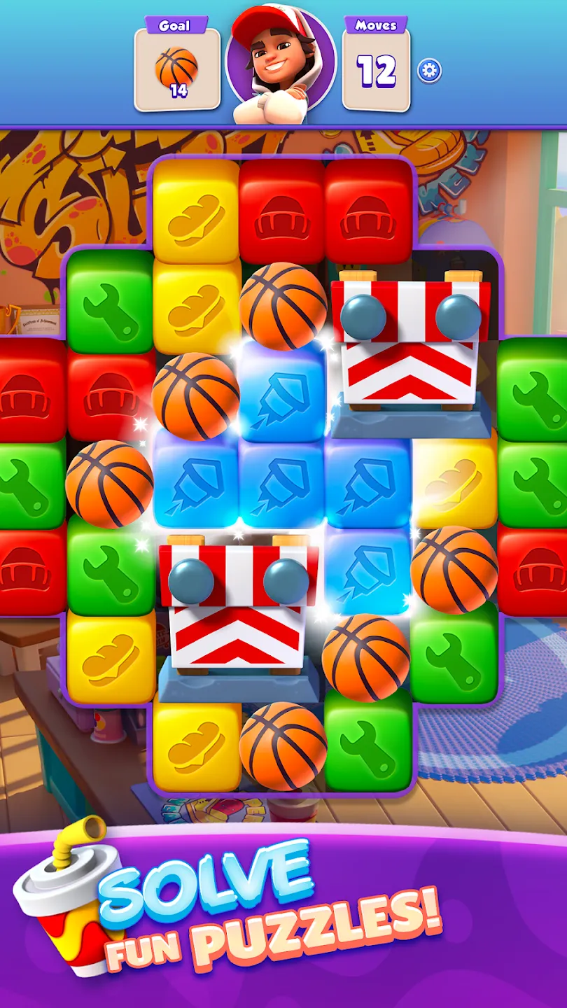 Subway Surfers Blast v1.29.0 APK Мод (Много жизней) Screenshot 4 Subway Surfers Blast v1.29.0 APK Мод (Много жизней) Screenshot 4