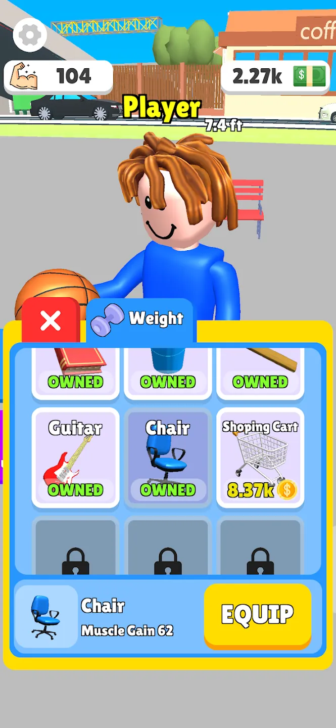 Lifting Hero v46.15.2 APK Мод (Меню, Много денег, Без рекламы) Screenshot 2 Lifting Hero v46.15.2 APK Мод (Меню, Много денег, Без рекламы) Screenshot 2