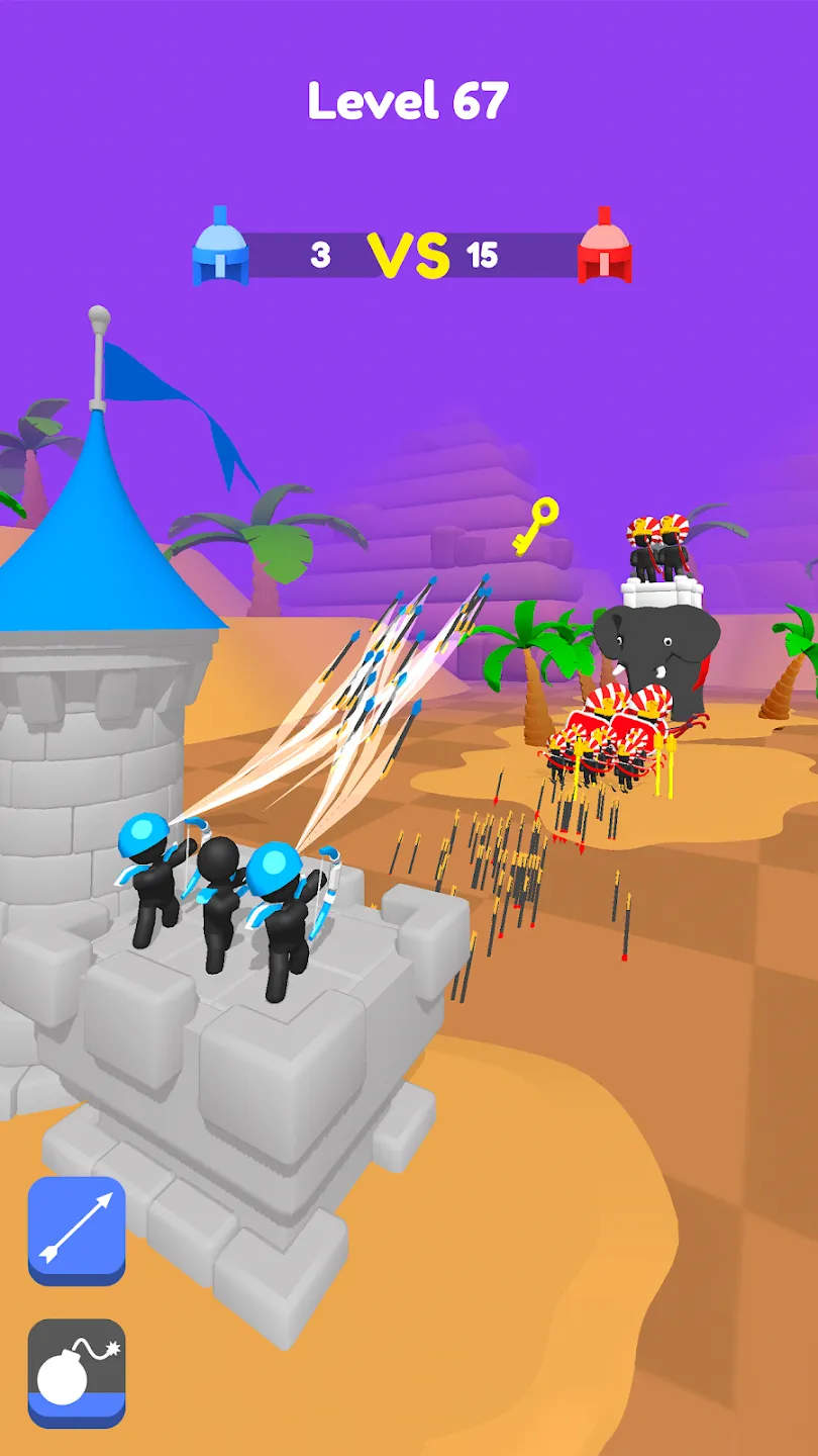 Merge Archers: лучники мердж v1.8.5 APK Мод (Много денег) Screenshot 2