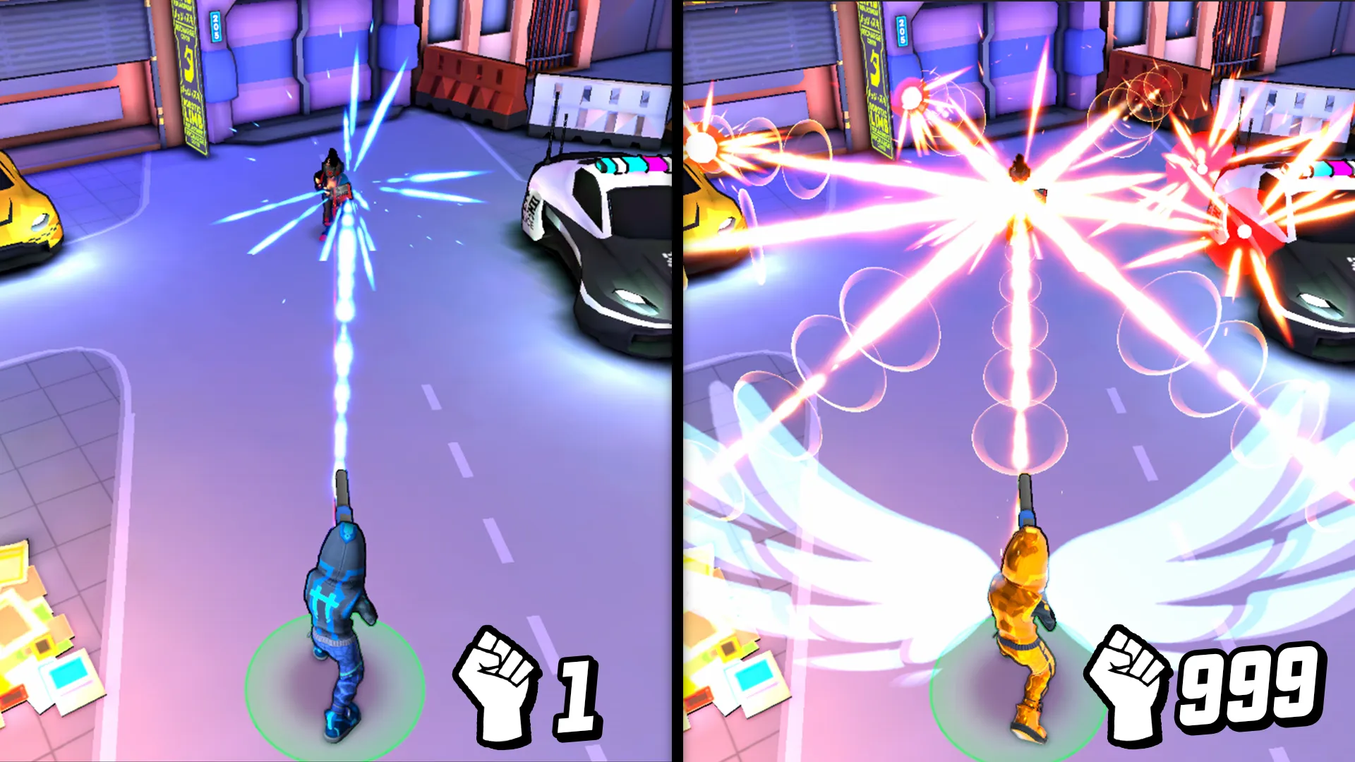 Gridpunk королевская битва v1.2.39 APK Мод (Меню, Много денег, Скорость игры) Screenshot 3