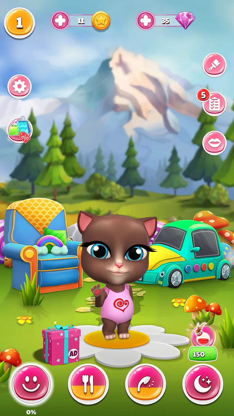 Моя Говорящая Кошка Лилия v1.50.8 APK Screenshot 1 Моя Говорящая Кошка Лилия v1.50.8 APK Screenshot 1