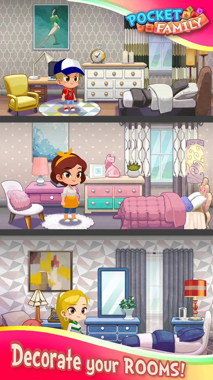 Pocket Family Dreams v1.1.5.47 APK Мод (Много денег) Screenshot 2 Pocket Family Dreams v1.1.5.47 APK Мод (Много денег) Screenshot 2