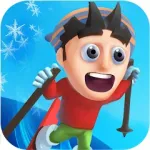 Взломанный Ski Safari - 10-я Годовщина [мод: много денег] на Андроид