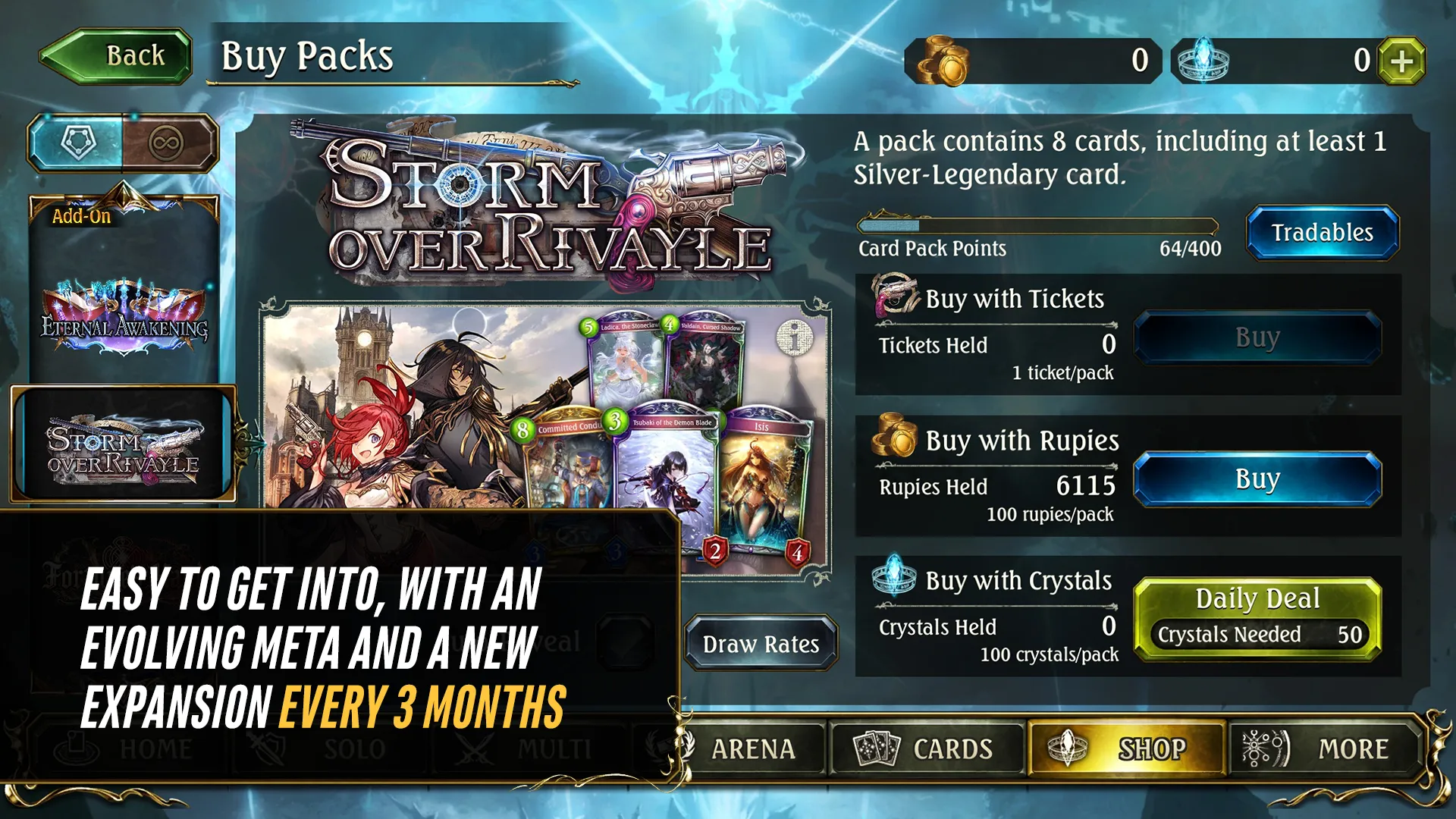 Shadowverse CCG v4.7.0 APK Мод (Меню, Множитель урона и защиты) Screenshot 4
