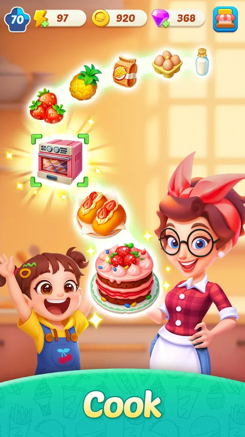 Соединяй и готовь Рестораны v1.40.0 APK Мод (Много денег) Screenshot 2 Соединяй и готовь Рестораны v1.40.0 APK Мод (Много денег) Screenshot 2