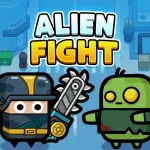 Скачать MOD Alien Fight: Police vs Zombie Мод (Много денег) на Андроид