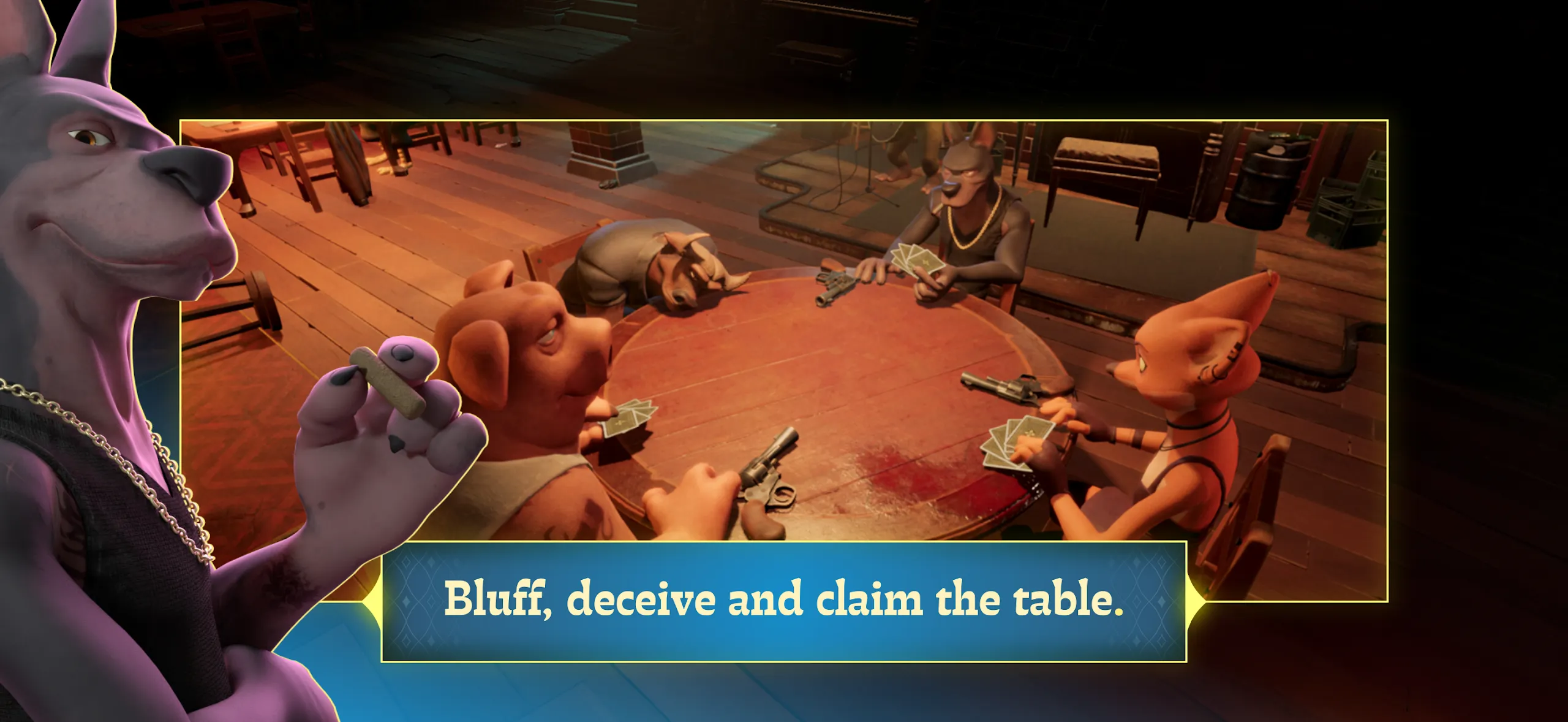 Liar's Bar v0.4.7 APK Мод (Бесплатные покупки) Screenshot 1 Liar's Bar v0.4.7 APK Мод (Бесплатные покупки) Screenshot 1