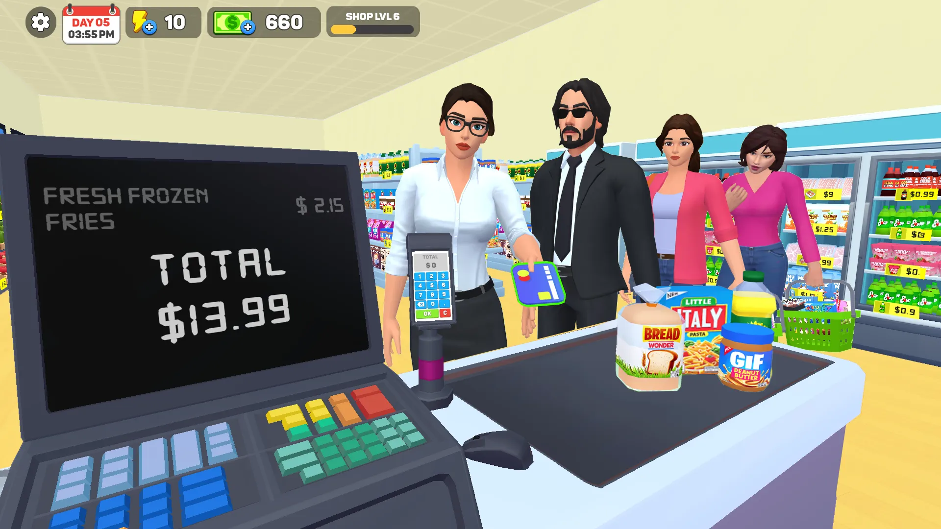 Supermarket Store Simulator v1.30.3 APK Мод (Много денег) Screenshot 2
