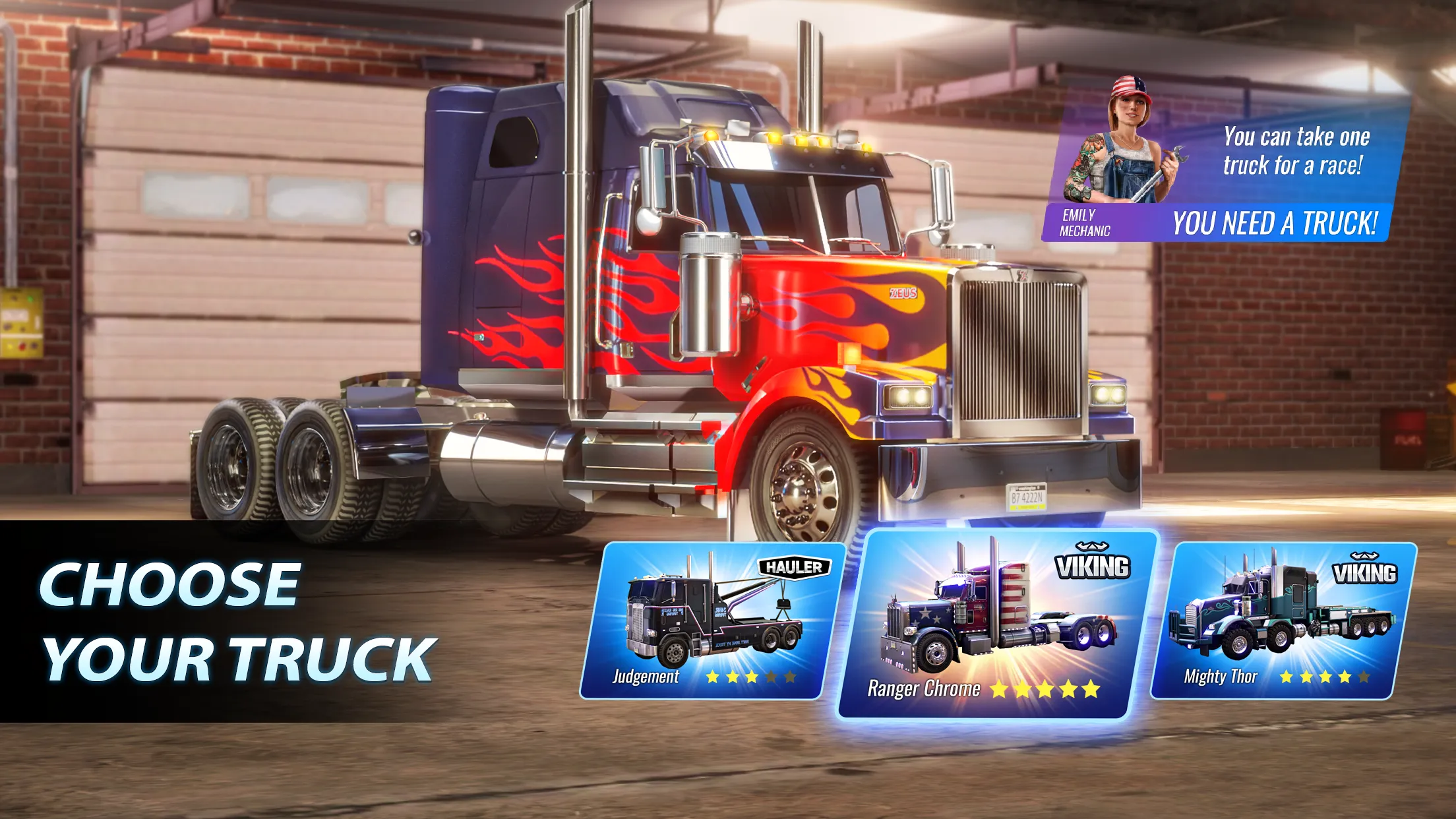 Big Rig Racing: Драг рейсинг v7.20.7.684 APK Мод (Лёгкая победа) Screenshot 2