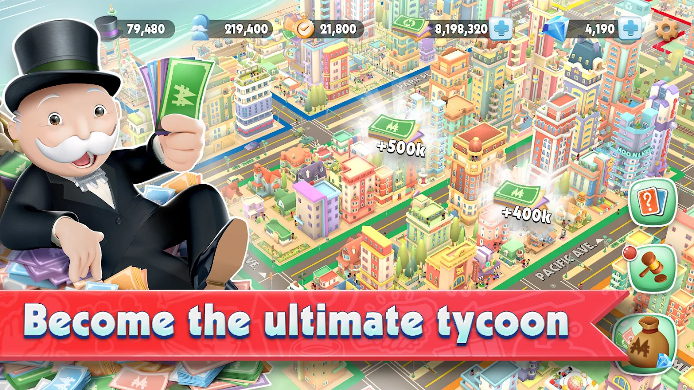 MONOPOLY Tycoon v1.7.2 APK Мод (Много денег) Screenshot 1 MONOPOLY Tycoon v1.7.2 APK Мод (Много денег) Screenshot 1