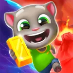 Скачать MOD Говорящий Том: гонка на время Мод (Меню, Много денег, Без рекламы) на Андроид