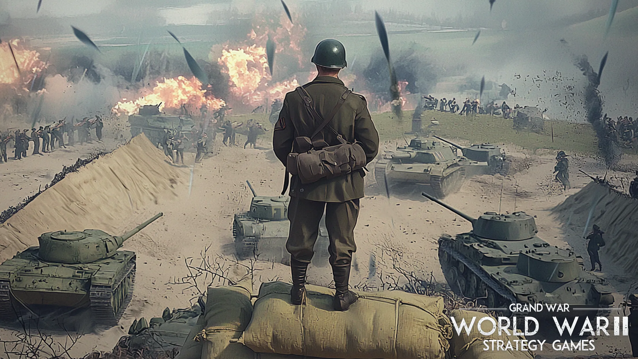 WW2: Всемирные военные игры v466 APK Мод (Меню, Много денег и алмазов) Screenshot 2