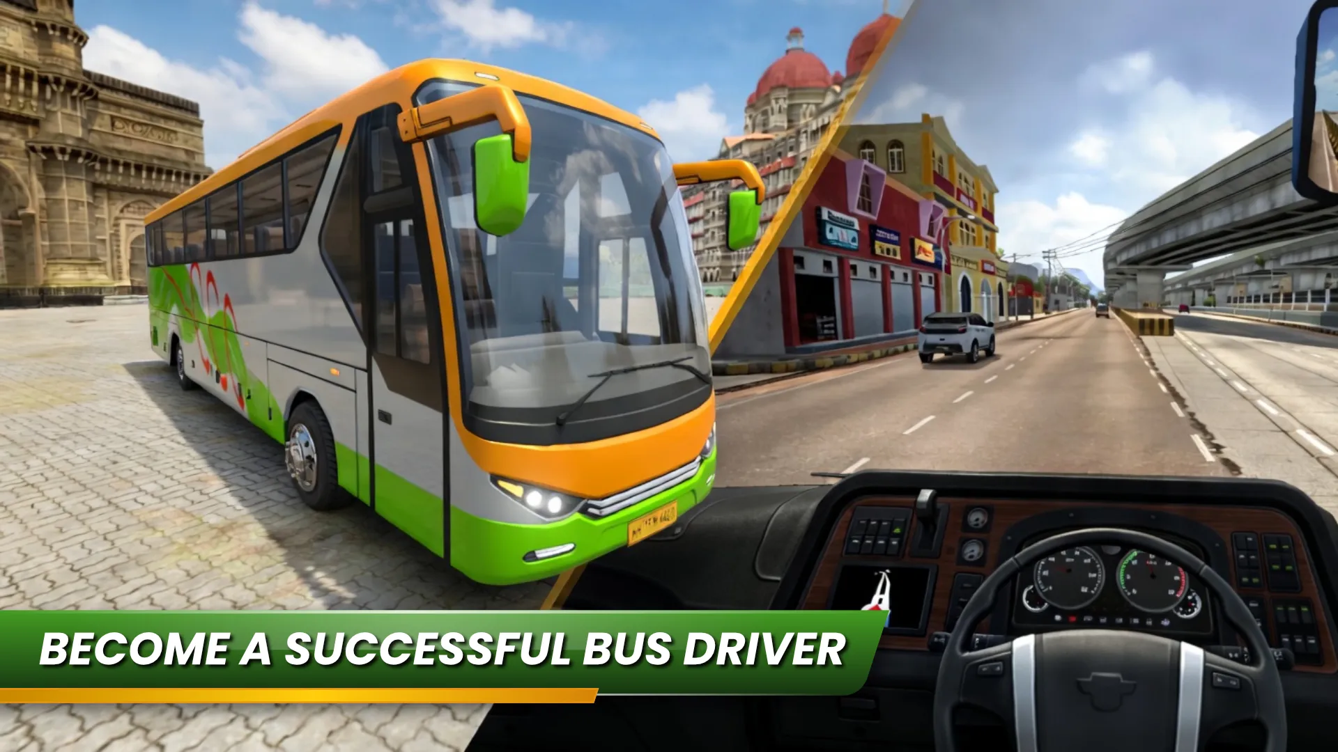 Bus Simulator India v1.0 APK Мод (Много денег) Screenshot 1