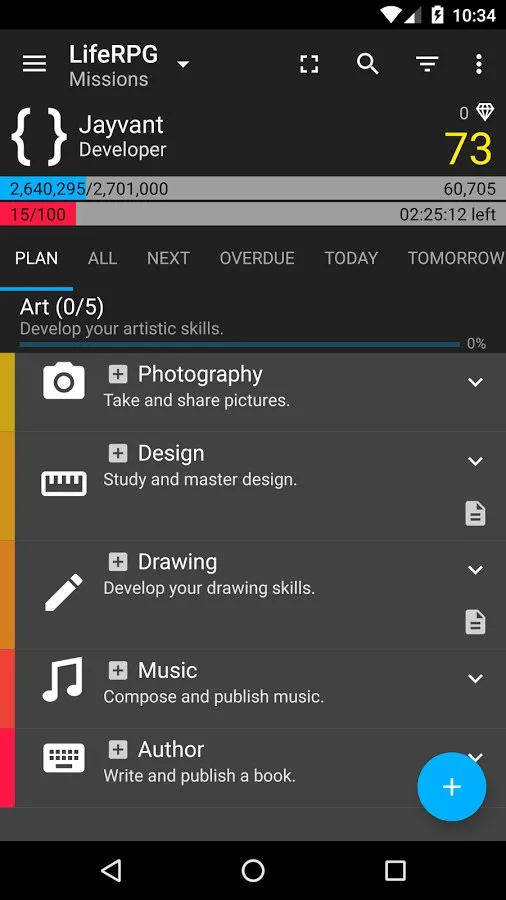 LifeRPG Screenshot 1 LifeRPG Screenshot 1