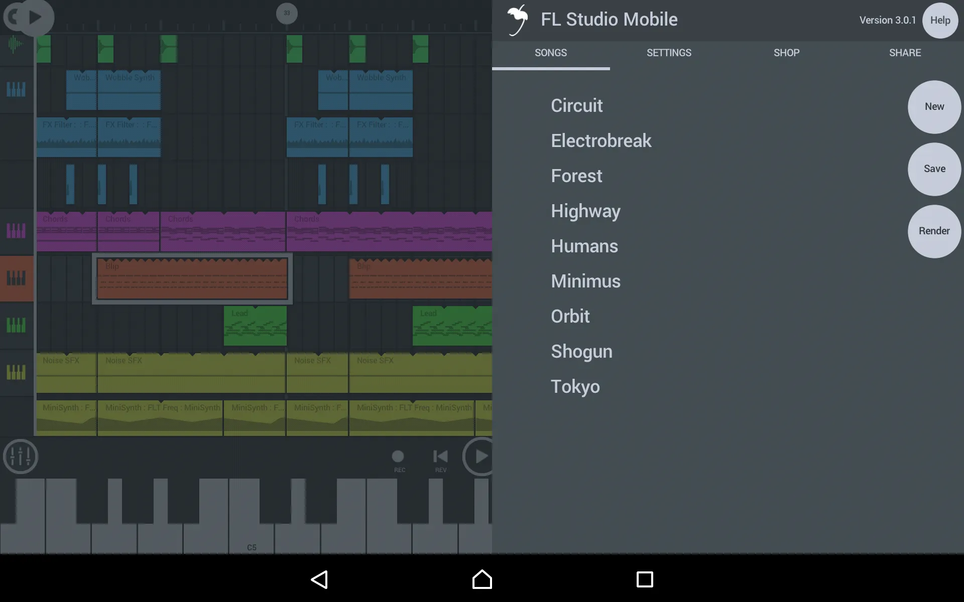 FL STUDIO MOBILE v4.10.3 APK Мод (Полная версия) Screenshot 2 FL STUDIO MOBILE v4.10.3 APK Мод (Полная версия) Screenshot 2
