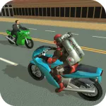 Скачать взлом Jetpack Hero Miami Crime [мод: много денег] на Андроид