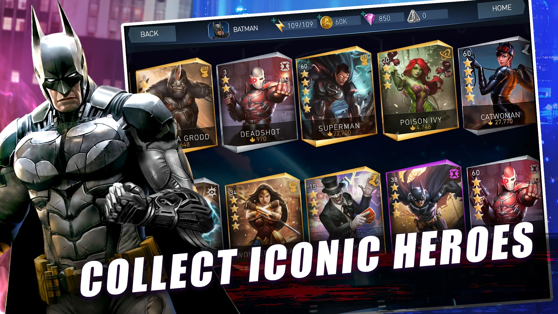 Injustice 2 v6.7.0 APK Мод (Меню, Режим бога, Скиллы без кулдауна, Урон) Screenshot 1
