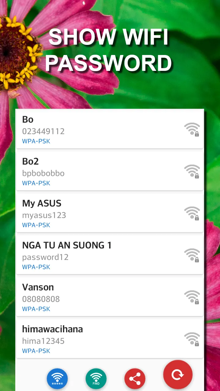 WiFi восстановление пароля Screenshot 1 WiFi восстановление пароля Screenshot 1
