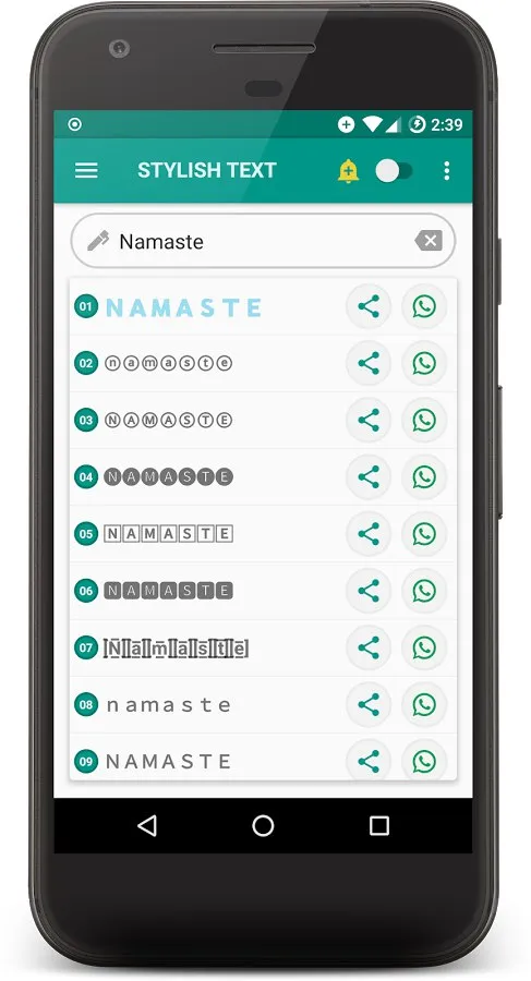 Stylish Text - Fonts Keyboard Screenshot 1 Stylish Text - Fonts Keyboard Screenshot 1