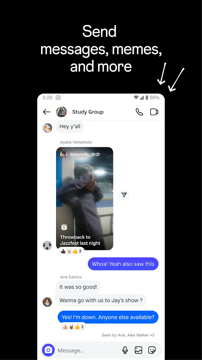 Instagram v427.0.0.38.73 APK Мод (Всё открыто, Много функций) Screenshot 4 Instagram v427.0.0.38.73 APK Мод (Всё открыто, Много функций) Screenshot 4