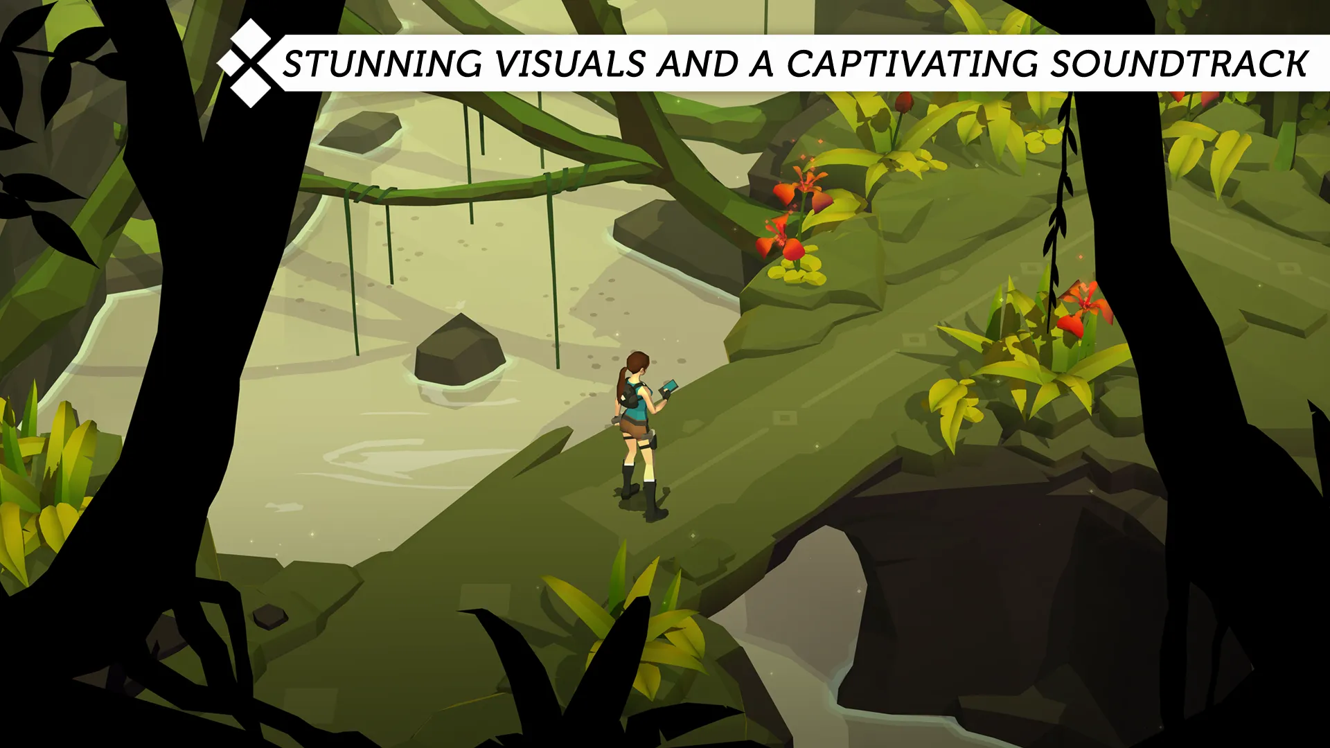 Lara Croft GO v2.9.0 APK Мод (Меню, Карты, Наряды, Подсказки) Screenshot 3 Lara Croft GO v2.9.0 APK Мод (Меню, Карты, Наряды, Подсказки) Screenshot 3