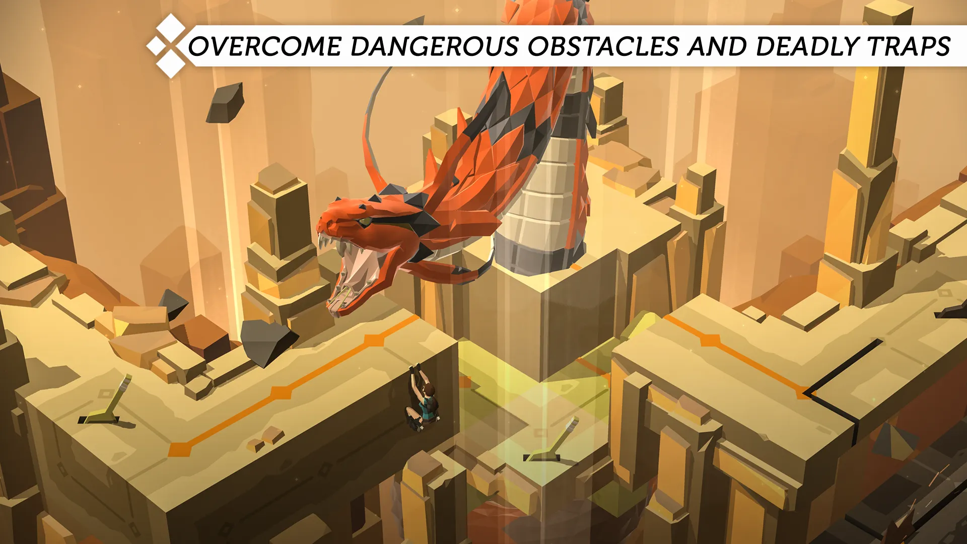 Lara Croft GO v2.9.0 APK Мод (Меню, Карты, Наряды, Подсказки) Screenshot 4 Lara Croft GO v2.9.0 APK Мод (Меню, Карты, Наряды, Подсказки) Screenshot 4