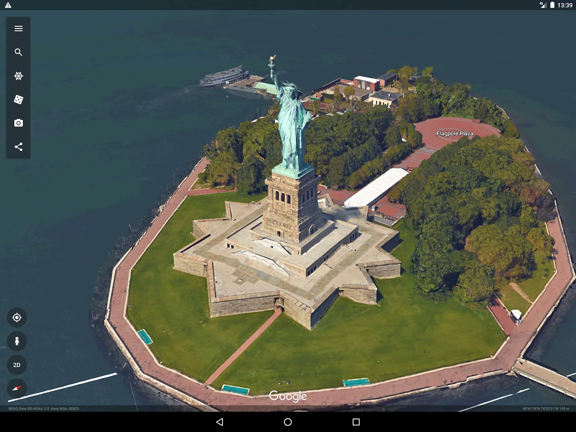 Google Планета Земля Screenshot 4 Google Планета Земля Screenshot 4