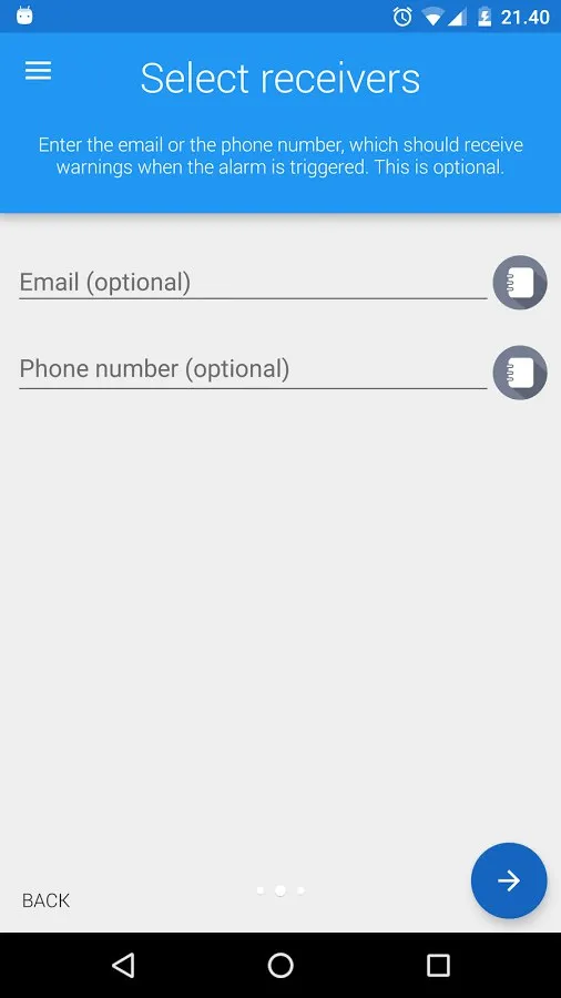Motion Detector Pro Screenshot 2 Motion Detector Pro Screenshot 2