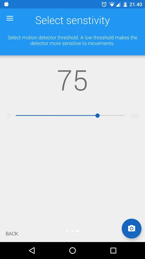 Motion Detector Pro Screenshot 3 Motion Detector Pro Screenshot 3