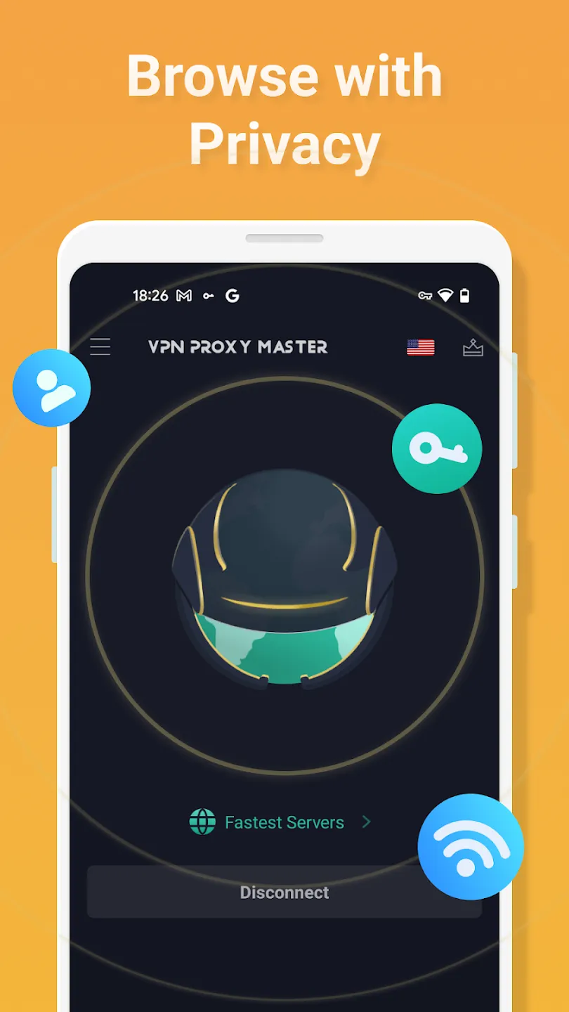 VPN Proxy Master v2.7.2.3 APK Мод (Всё открыто, VIP) Screenshot 5