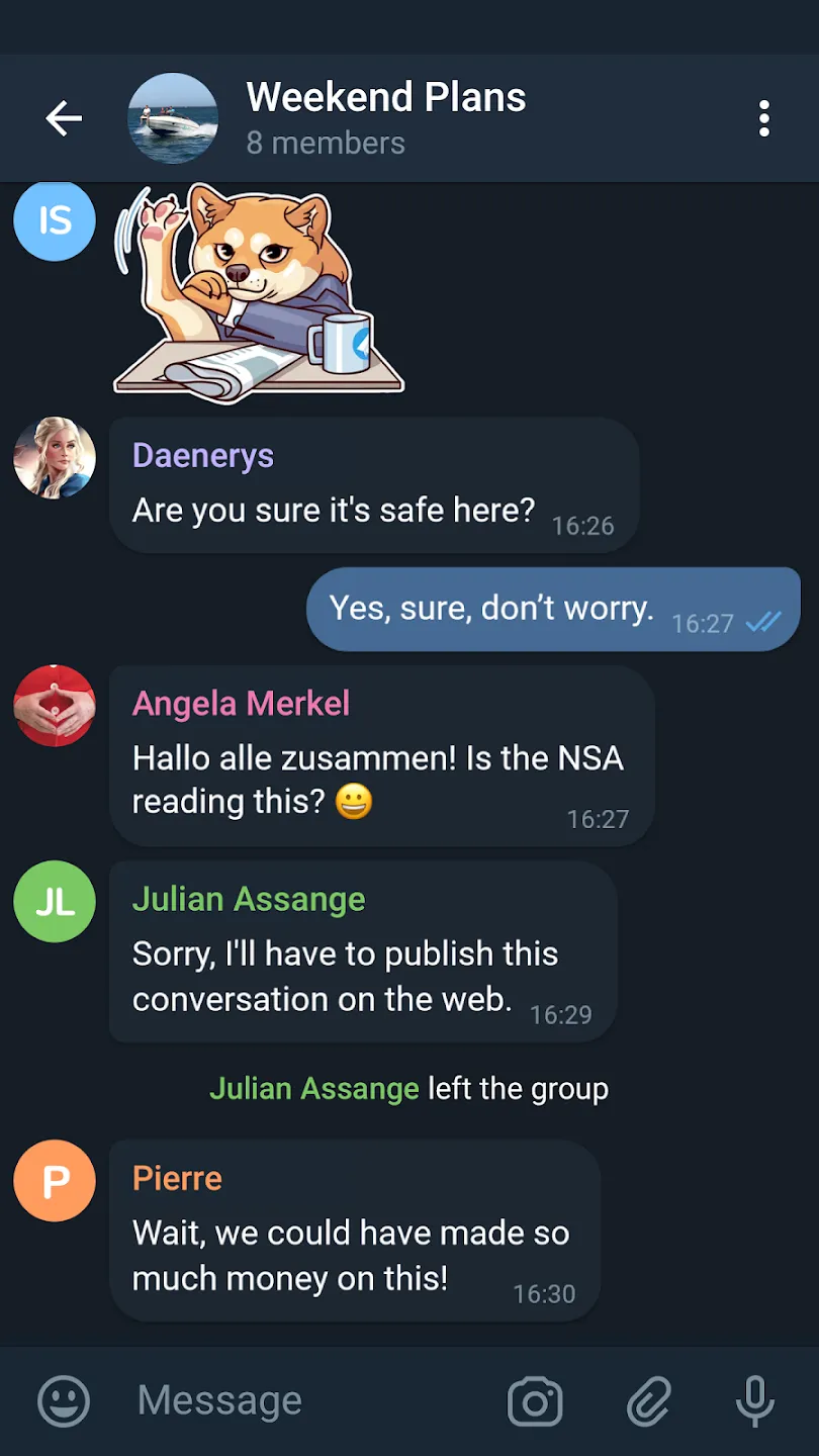 Telegram X v0.28.3.1785 APK Мод (Всё открыто, Premium) Screenshot 2 Telegram X v0.28.3.1785 APK Мод (Всё открыто, Premium) Screenshot 2