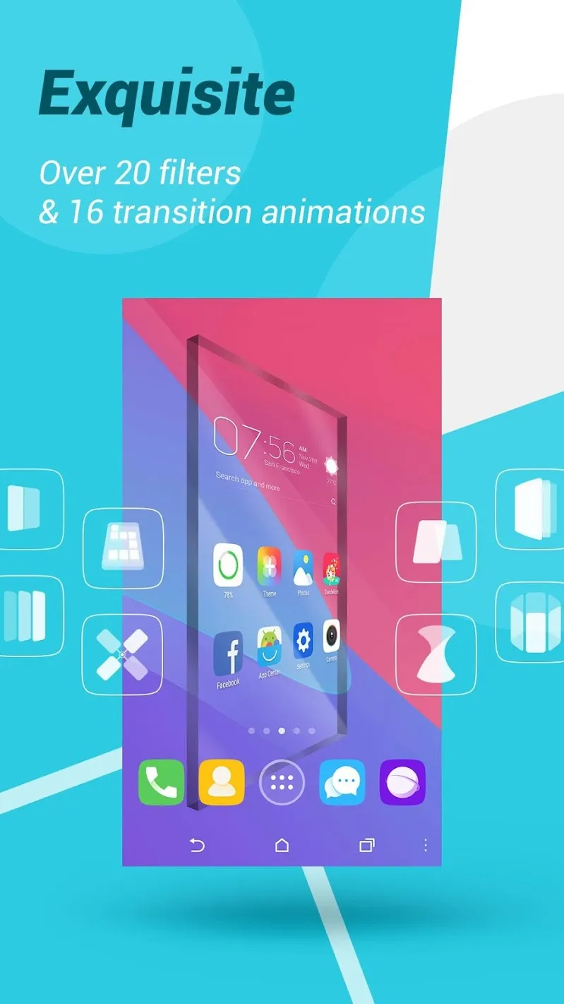 GO Launcher Prime (Remove Ads) FULL VIP [мод: всё открыто] Screenshot 3