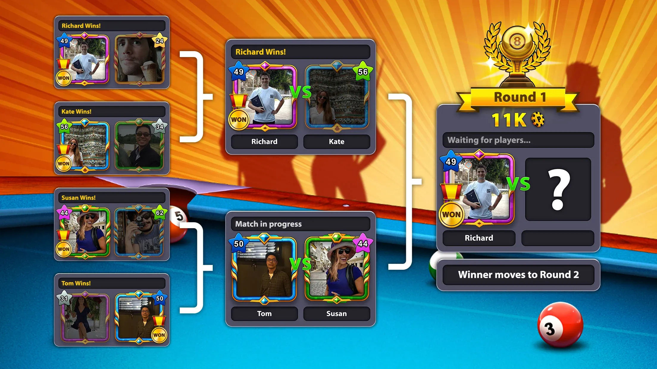 8 Ball Pool v56.22.0 APK Мод (Мега Меню, Длинная линия, Мега Хит) Screenshot 4 8 Ball Pool v56.22.0 APK Мод (Мега Меню, Длинная линия, Мега Хит) Screenshot 4